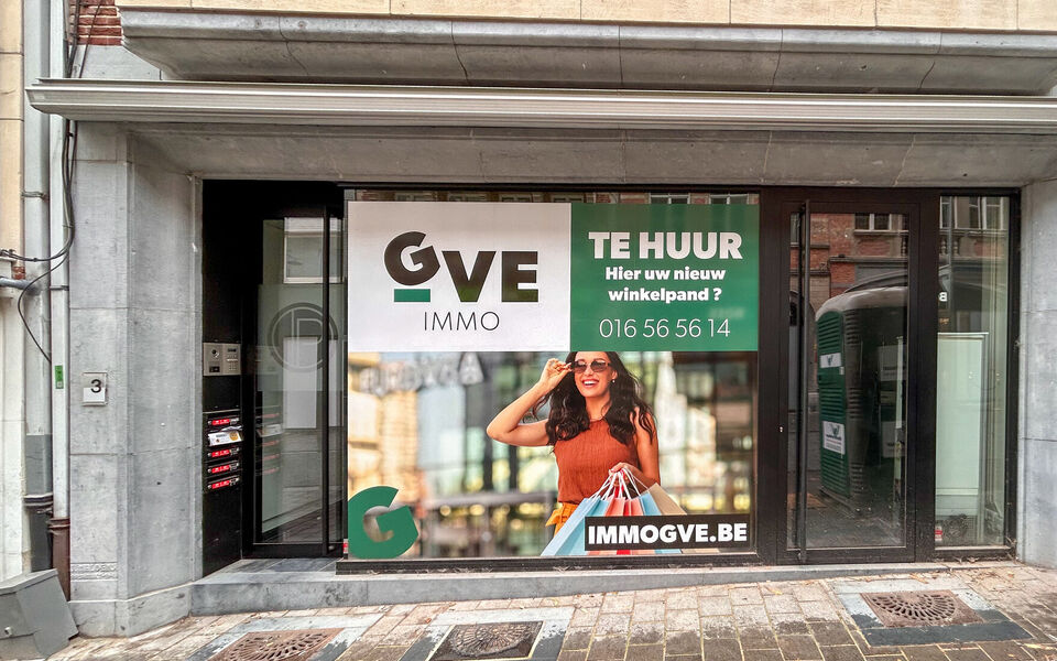 Commercieel gelijkvloers te huur in Leuven