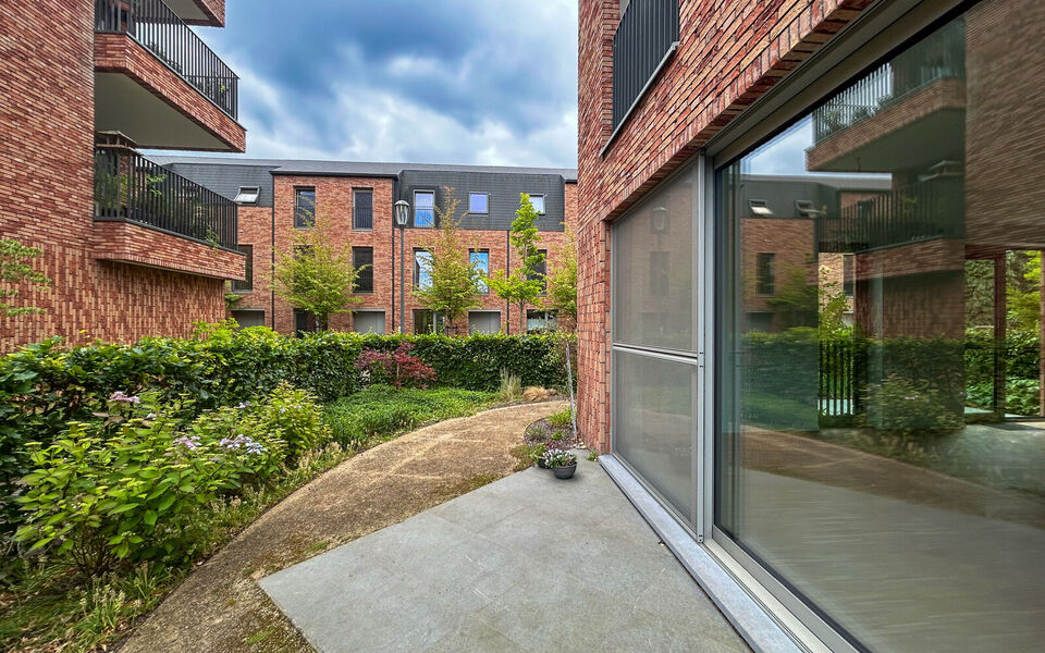 Gelijkvloerse verd. + tuin te huur in Leuven