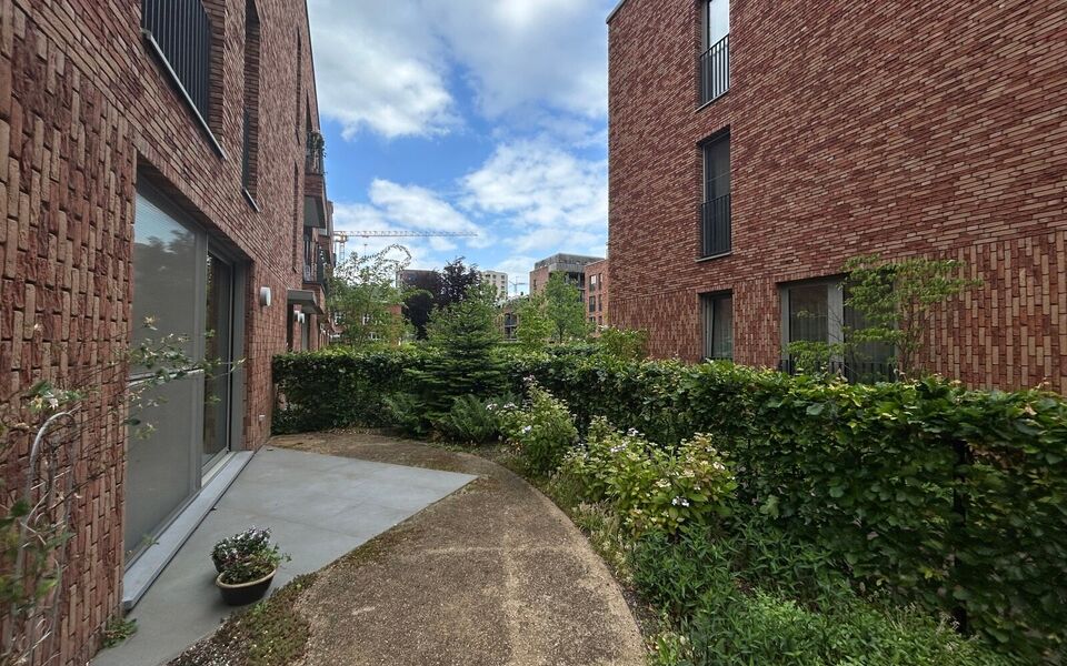 Gelijkvloerse verd. + tuin te huur in Leuven