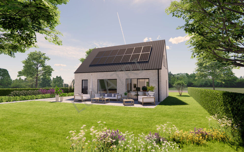 Bent u op zoek naar een mooie bouwgrond in Aarschot én wilt u meteen een idee krijgen van de mogelijke bebouwing? Op dit perceel van 814 m² werd reeds een aantrekkelijk woningconcept uitgewerkt door een ervaren sleutel-op-de-deurbouwer.
Het voorgesteld