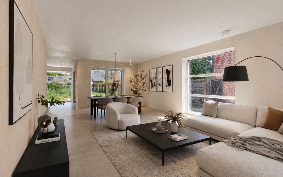 In een rustige, groene omgeving in Averbode vind je deze energiezuinige halfopen nieuwbouwwoning, momenteel ca. 80% afgewerkt. Ideaal voor wie nog eigen keuzes wil maken in afwerking, zonder het volledige nieuwbouwtraject te doorlopen.

De woning ligt op 