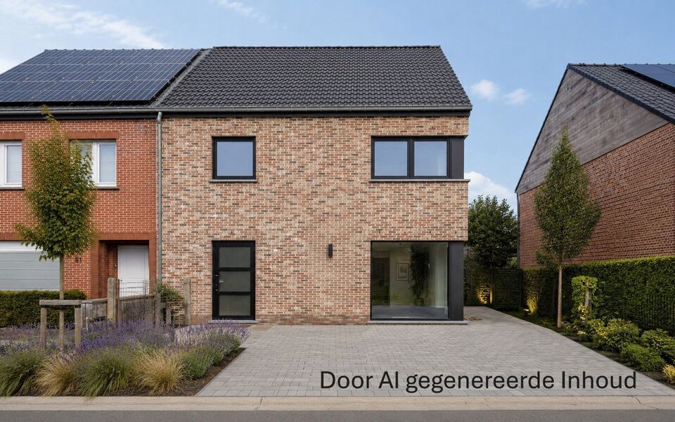 In een rustige, groene omgeving in Averbode vind je deze energiezuinige halfopen nieuwbouwwoning, momenteel ca. 80% afgewerkt. Ideaal voor wie nog eigen keuzes wil maken in afwerking, zonder het volledige nieuwbouwtraject te doorlopen.

De woning ligt op 