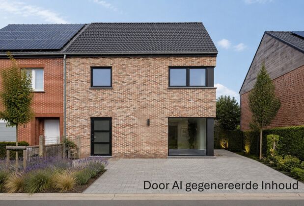 In een rustige, groene omgeving in Averbode vind je deze energiezuinige halfopen nieuwbouwwoning, momenteel ca. 80% afgewerkt. Ideaal voor wie nog eigen keuzes wil maken in afwerking, zonder het volledige nieuwbouwtraject te doorlopen.

De woning ligt op 